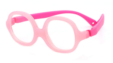 Girls Molly & Max Eyeglasses: Luz - Pink - SpecSMART Eye Clinic (Diagonal View)